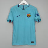 Shop 2017/18 BARCELONA MESSI #10 AUTHENTIC AWAY SHIRT (S) NIKE, classic football shirts, vintage football shirts & retro soccer jerseys at Cult Kits