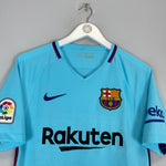 Shop 2017/18 BARCELONA MESSI #10 AWAY SHIRT (S) NIKE, classic football shirts, vintage football shirts & retro soccer jerseys at Cult Kits