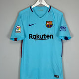 Shop 2017/18 BARCELONA MESSI #10 AWAY SHIRT (S) NIKE, classic football shirts, vintage football shirts & retro soccer jerseys at Cult Kits