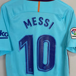 Shop 2017/18 BARCELONA MESSI #10 AWAY SHIRT (S) NIKE, classic football shirts, vintage football shirts & retro soccer jerseys at Cult Kits