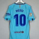 Shop 2017/18 BARCELONA MESSI #10 AWAY SHIRT (S) NIKE, classic football shirts, vintage football shirts & retro soccer jerseys at Cult Kits