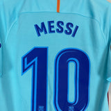 Shop 2017/18 BARCELONA MESSI #10 AWAY SHIRT (S) NIKE, classic football shirts, vintage football shirts & retro soccer jerseys at Cult Kits