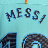Shop 2017/18 BARCELONA MESSI #10 AWAY SHIRT (XL) NIKE, classic football shirts, vintage football shirts & retro soccer jerseys at Cult Kits