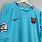 Shop 2017/18 BARCELONA MESSI #10 AWAY SHIRT (XL) NIKE, classic football shirts, vintage football shirts & retro soccer jerseys at Cult Kits