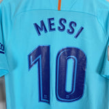 Shop 2017/18 BARCELONA MESSI #10 *BNWT* AWAY SHIRT (M) NIKE, classic football shirts, vintage football shirts & retro soccer jerseys at Cult Kits