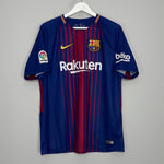 Shop 2017/18 BARCELONA MESSI #10 HOME SHIRT (L) NIKE, classic football shirts, vintage football shirts & retro soccer jerseys at Cult Kits