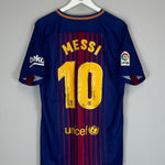 2017/18 BARCELONA MESSI 10 HOME SHIRT (L) NIKE - Cult Kits - Large - Buy Vintage Football Shirts, Authentic Retro Football Shirts For Sale, Classic Football Shirts & Soccer Jersey