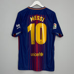 Shop 2017/18 BARCELONA MESSI #10 HOME SHIRT (L) NIKE, classic football shirts, vintage football shirts & retro soccer jerseys at Cult Kits