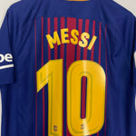 Shop 2017/18 BARCELONA MESSI #10 HOME SHIRT (L) NIKE, classic football shirts, vintage football shirts & retro soccer jerseys at Cult Kits
