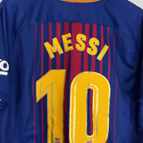 2017/18 BARCELONA MESSI 10 HOME SHIRT (L) NIKE - Cult Kits - Large - Buy Vintage Football Shirts, Authentic Retro Football Shirts For Sale, Classic Football Shirts & Soccer Jersey