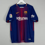 Shop 2017/18 BARCELONA MESSI #10 HOME SHIRT (L) NIKE, classic football shirts, vintage football shirts & retro soccer jerseys at Cult Kits