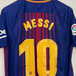 Shop 2017/18 BARCELONA MESSI #10 HOME SHIRT (M) NIKE, classic football shirts, vintage football shirts & retro soccer jerseys at Cult Kits