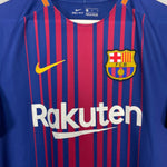Shop 2017/18 BARCELONA MESSI #10 HOME SHIRT (M) NIKE, classic football shirts, vintage football shirts & retro soccer jerseys at Cult Kits