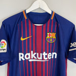 Shop 2017/18 BARCELONA MESSI #10 HOME SHIRT (S) NIKE, classic football shirts, vintage football shirts & retro soccer jerseys at Cult Kits