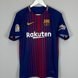 Shop 2017/18 BARCELONA MESSI #10 HOME SHIRT (S) NIKE, classic football shirts, vintage football shirts & retro soccer jerseys at Cult Kits