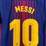 Shop 2017/18 BARCELONA MESSI #10 HOME SHIRT (S) NIKE, classic football shirts, vintage football shirts & retro soccer jerseys at Cult Kits