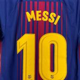 Shop 2017/18 BARCELONA MESSI #10 HOME SHIRT (S) NIKE, classic football shirts, vintage football shirts & retro soccer jerseys at Cult Kits