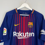Shop 2017/18 BARCELONA MESSI #10 HOME SHIRT (XL) NIKE, classic football shirts, vintage football shirts & retro soccer jerseys at Cult Kits