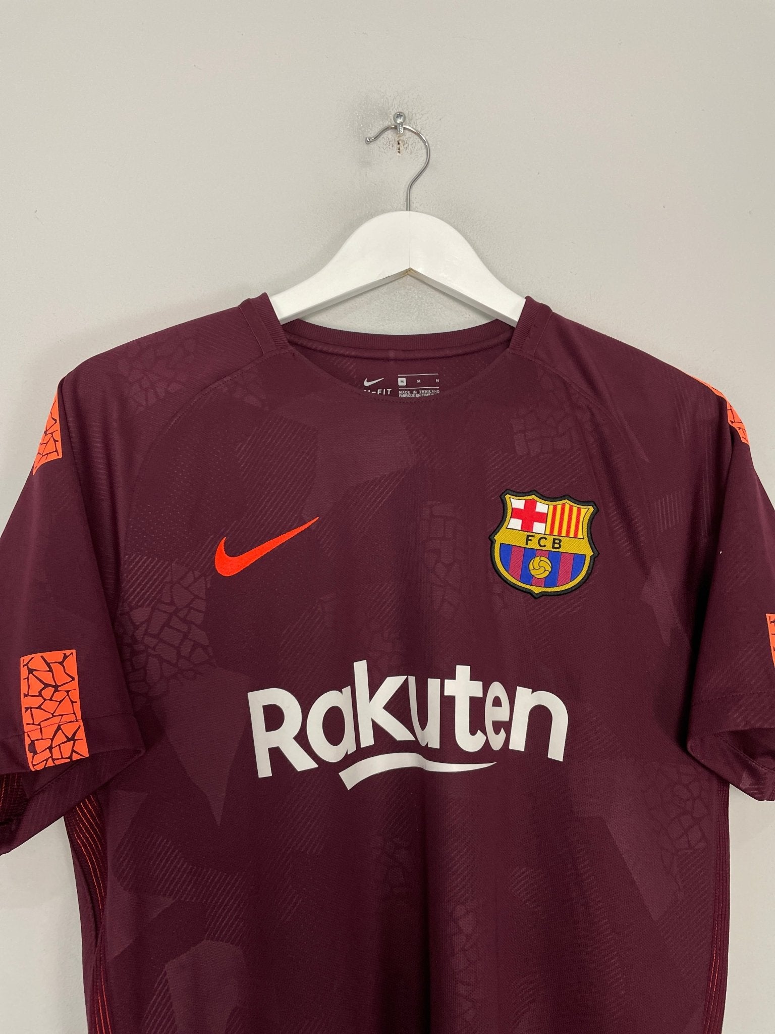 Shop 2017/18 BARCELONA MESSI #10 THIRD SHIRT (M) NIKE, classic football shirts, vintage football shirts & retro soccer jerseys at Cult Kits