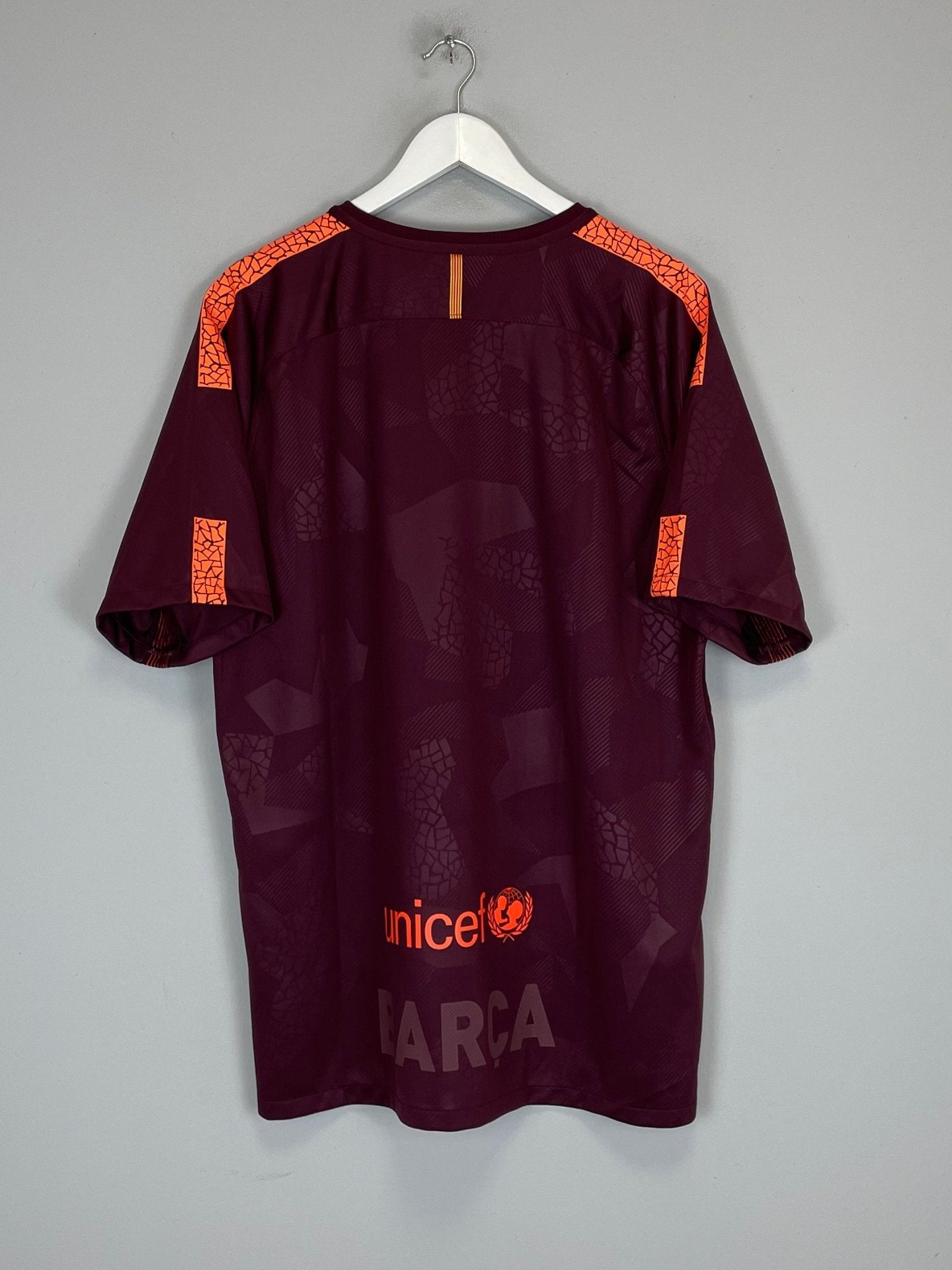 Shop 2017/18 BARCELONA THIRD SHIRT (XL) NIKE, classic football shirts, vintage football shirts & retro soccer jerseys at Cult Kits