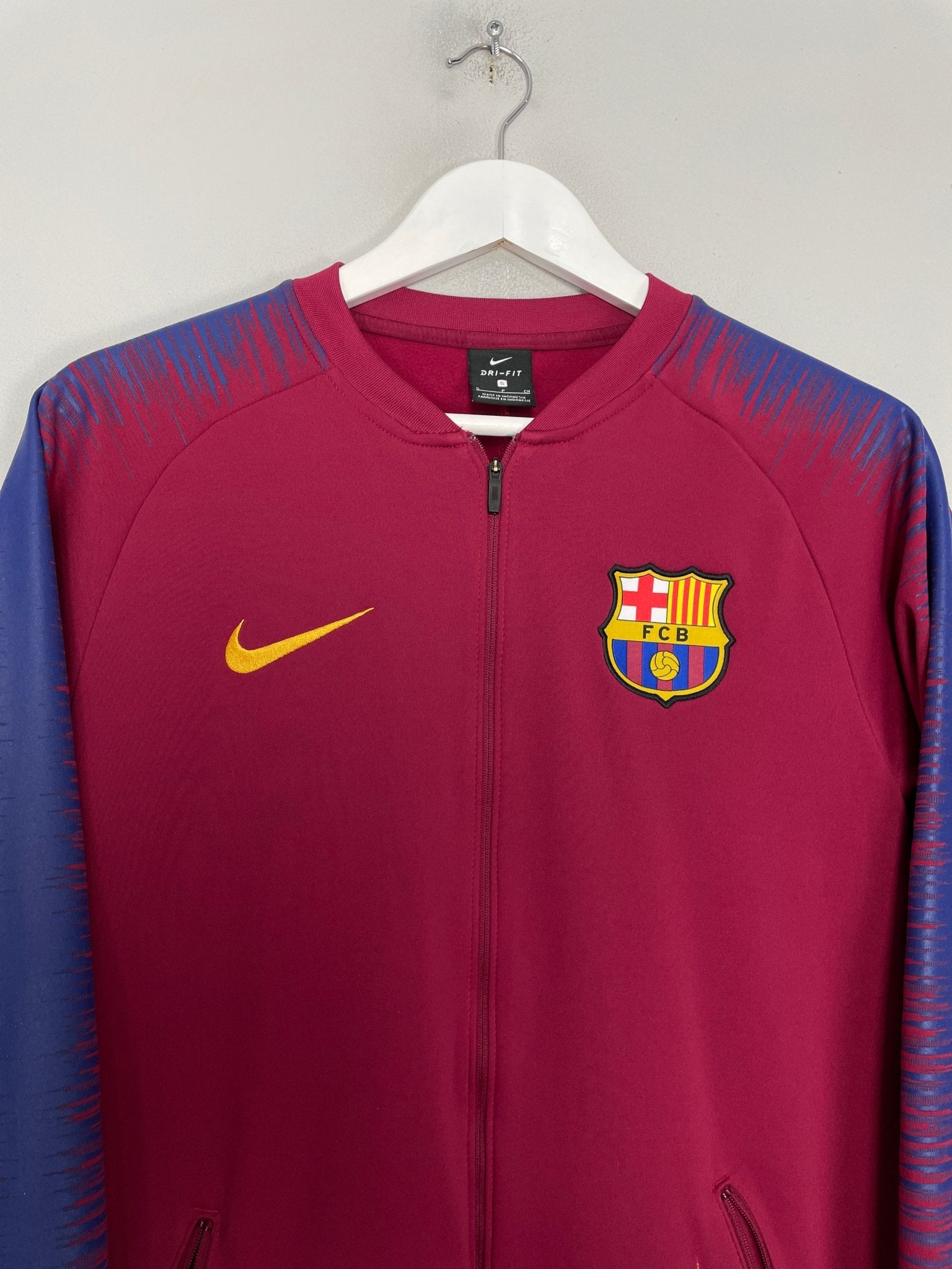 Shop 2017/18 BARCELONA TRACK JACKET (S) NIKE, classic football shirts, vintage football shirts & retro soccer jerseys at Cult Kits