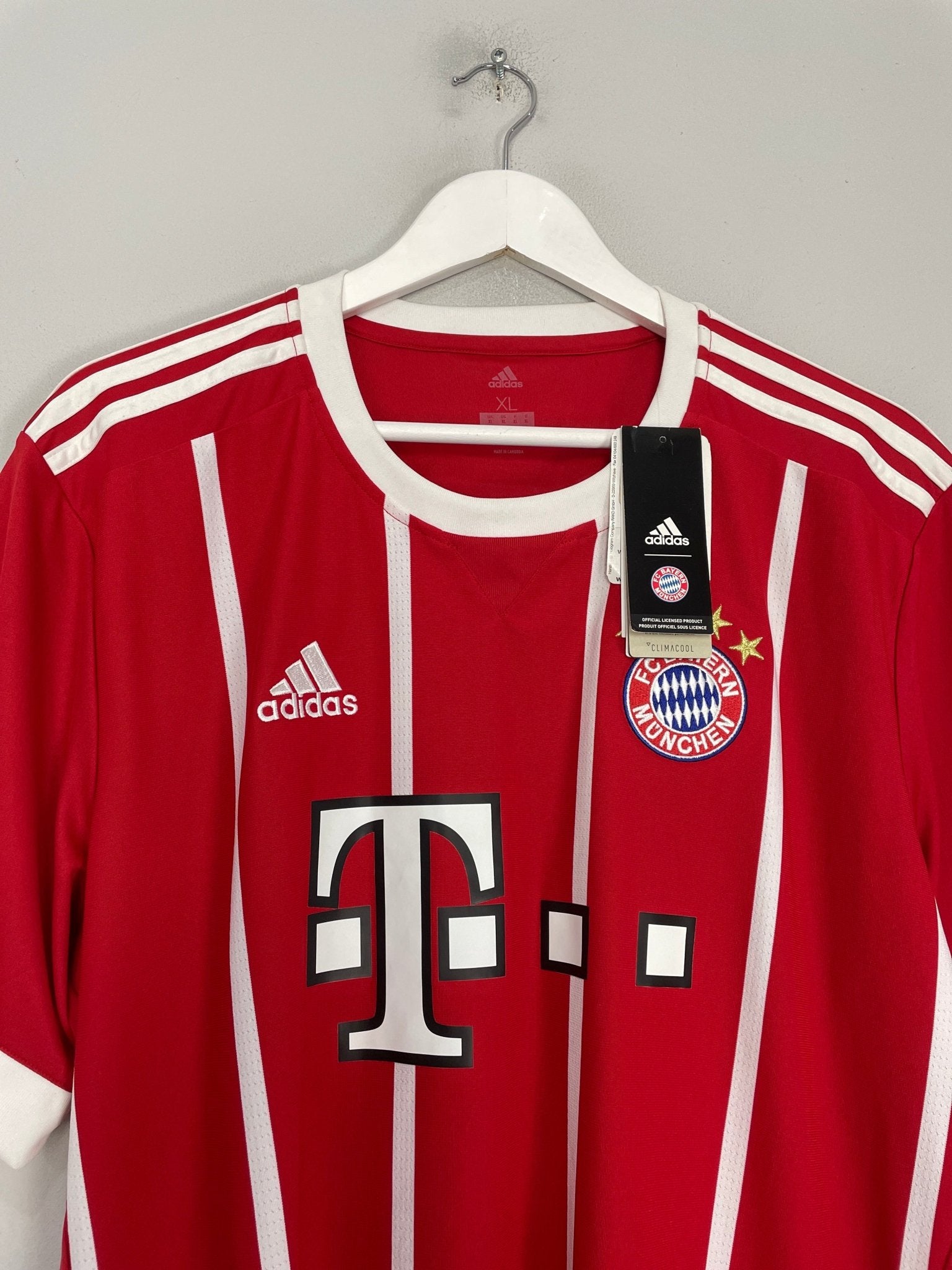 Shop 2017/18 BAYERN MUNICH *BNWT* HOME SHIRT (XL) ADIDAS, classic football shirts, vintage football shirts & retro soccer jerseys at Cult Kits
