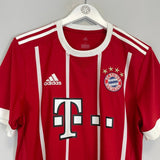 2017/18 BAYERN MUNICH HOME SHIRT (M) ADIDAS - Cult Kits - Medium - Buy Vintage Football Shirts, Authentic Retro Football Shirts For Sale, Classic Football Shirts & Soccer Jersey