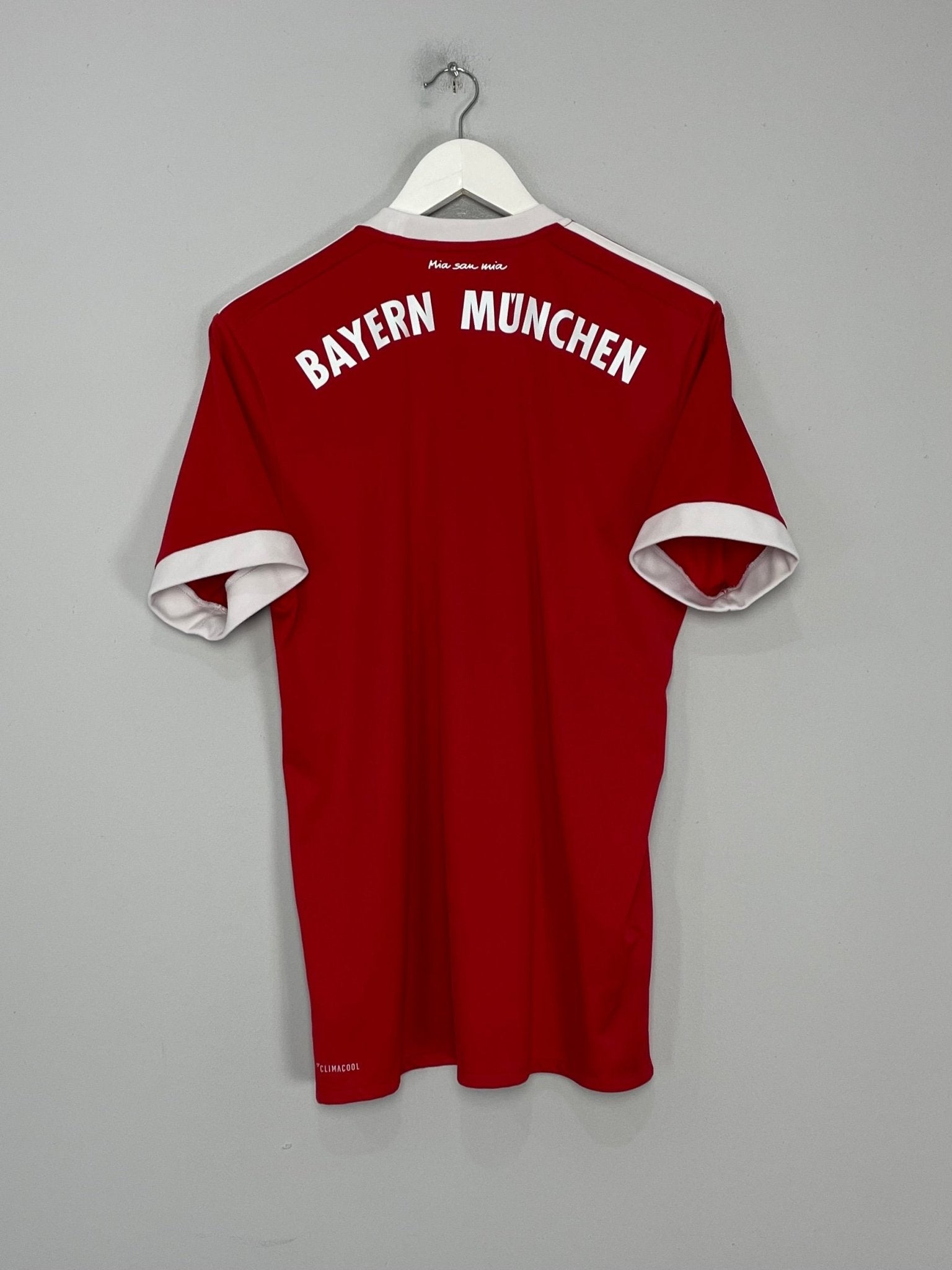 Shop 2017/18 BAYERN MUNICH HOME SHIRT (M) ADIDAS, classic football shirts, vintage football shirts & retro soccer jerseys at Cult Kits