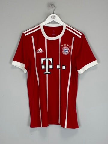 2017/18 BAYERN MUNICH HOME SHIRT (M) ADIDAS - Cult Kits - Medium - Buy Vintage Football Shirts, Authentic Retro Football Shirts For Sale, Classic Football Shirts & Soccer Jersey