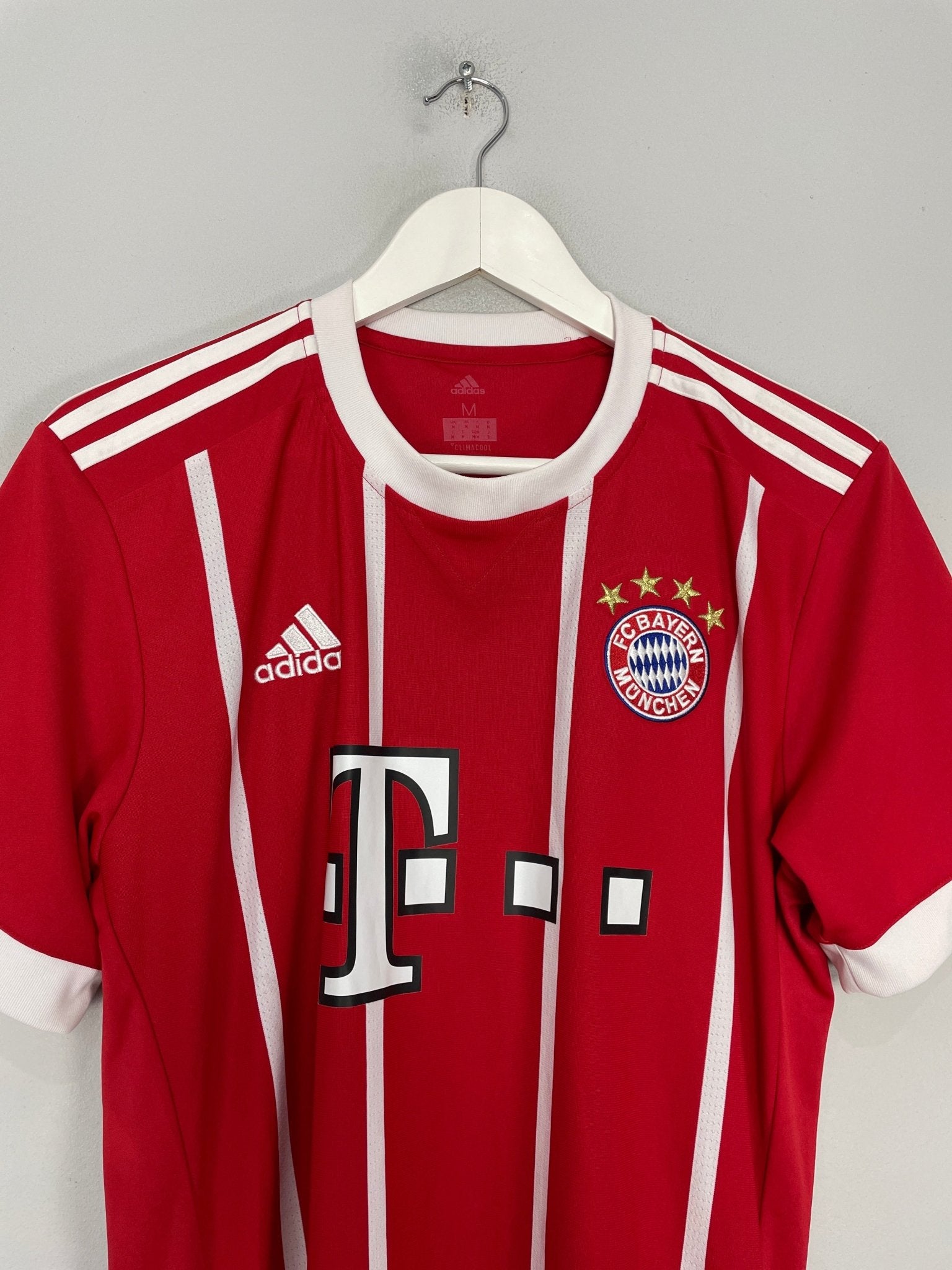 Shop 2017/18 BAYERN MUNICH HOME SHIRT (M) ADIDAS, classic football shirts, vintage football shirts & retro soccer jerseys at Cult Kits
