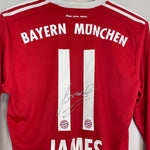 2017/18 BAYERN MUNICH JAMES 11 *SIGNED* L/S HOME SHIRT (S) ADIDAS - Cult Kits - Small - Buy Vintage Football Shirts, Authentic Retro Football Shirts For Sale, Classic Football Shirts & Soccer Jersey
