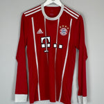 2017/18 BAYERN MUNICH JAMES 11 *SIGNED* L/S HOME SHIRT (S) ADIDAS - Cult Kits - Small - Buy Vintage Football Shirts, Authentic Retro Football Shirts For Sale, Classic Football Shirts & Soccer Jersey