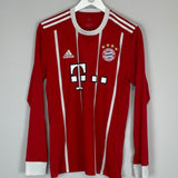 2017/18 BAYERN MUNICH JAMES 11 *SIGNED* L/S HOME SHIRT (S) ADIDAS - Cult Kits - Small - Buy Vintage Football Shirts, Authentic Retro Football Shirts For Sale, Classic Football Shirts & Soccer Jersey