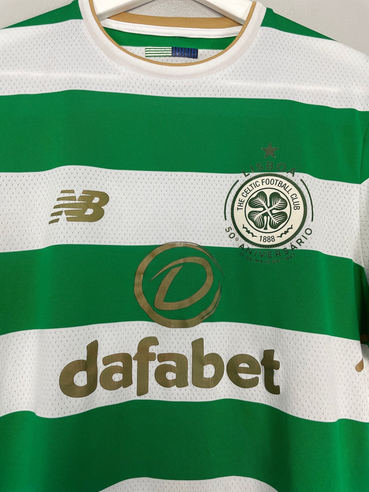 Shop 2017/18 CELTIC *50 YEAR* HOME SHIRT (S) NEW BALANCE, classic football shirts, vintage football shirts & retro soccer jerseys at Cult Kits
