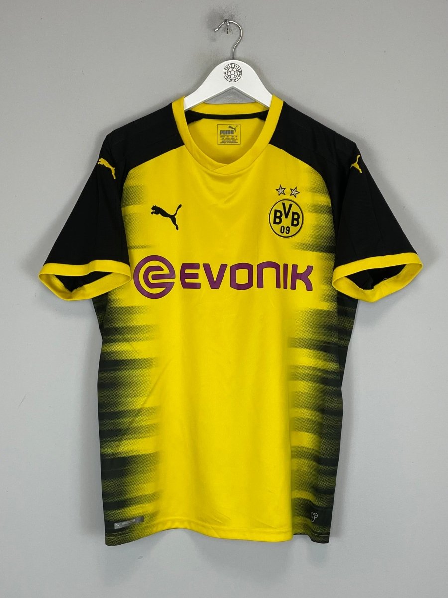 2017/18 DORTMUND EUROPEAN HOME SHIRT (L) PUMA - Cult Kits - Large - Buy Vintage Football Shirts, Authentic Retro Football Shirts For Sale, Classic Football Shirts & Soccer Jersey