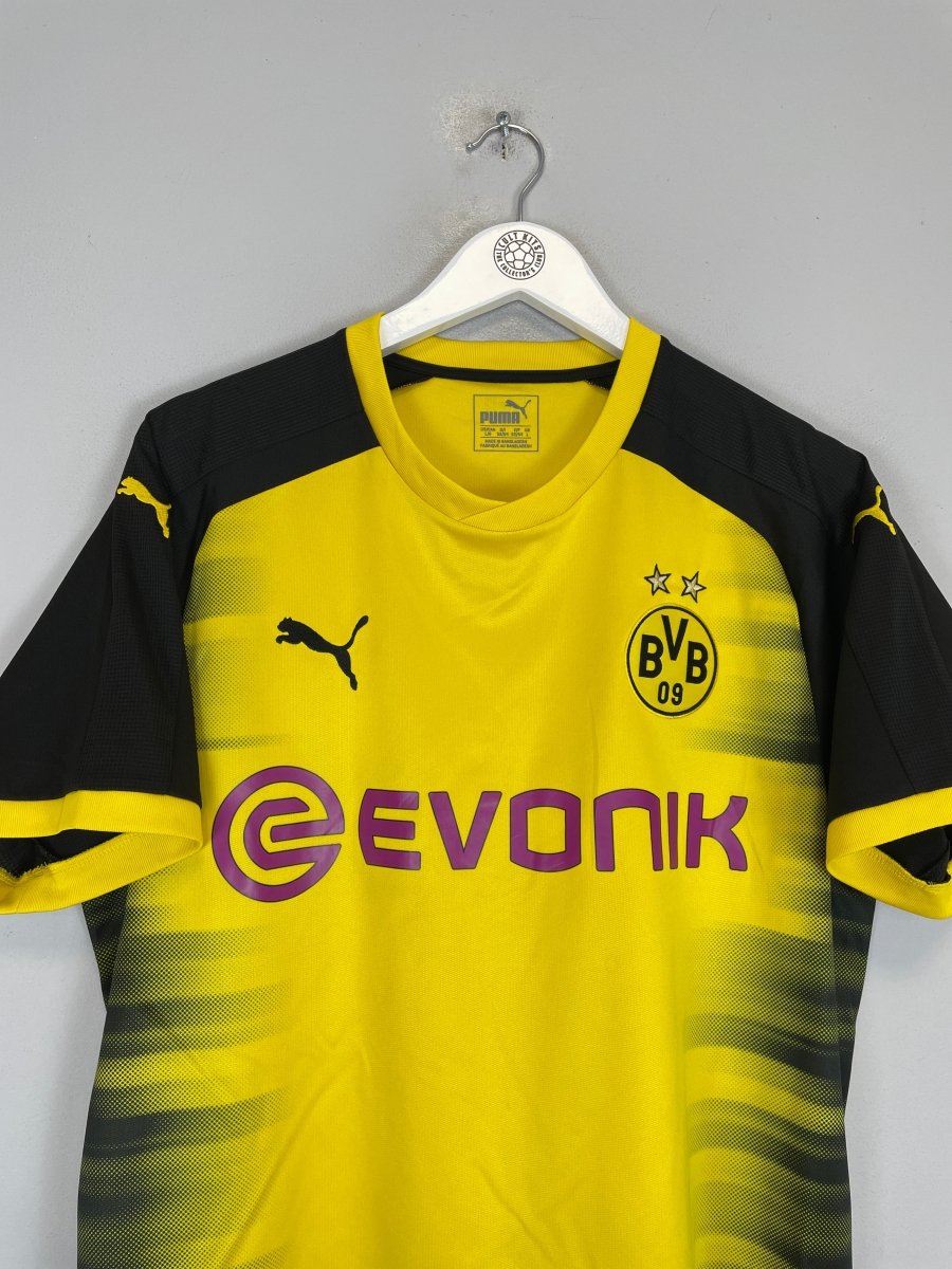 2017/18 DORTMUND EUROPEAN HOME SHIRT (L) PUMA - Cult Kits - Large - Buy Vintage Football Shirts, Authentic Retro Football Shirts For Sale, Classic Football Shirts & Soccer Jersey