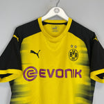 2017/18 DORTMUND EUROPEAN HOME SHIRT (L) PUMA - Cult Kits - Large - Buy Vintage Football Shirts, Authentic Retro Football Shirts For Sale, Classic Football Shirts & Soccer Jersey