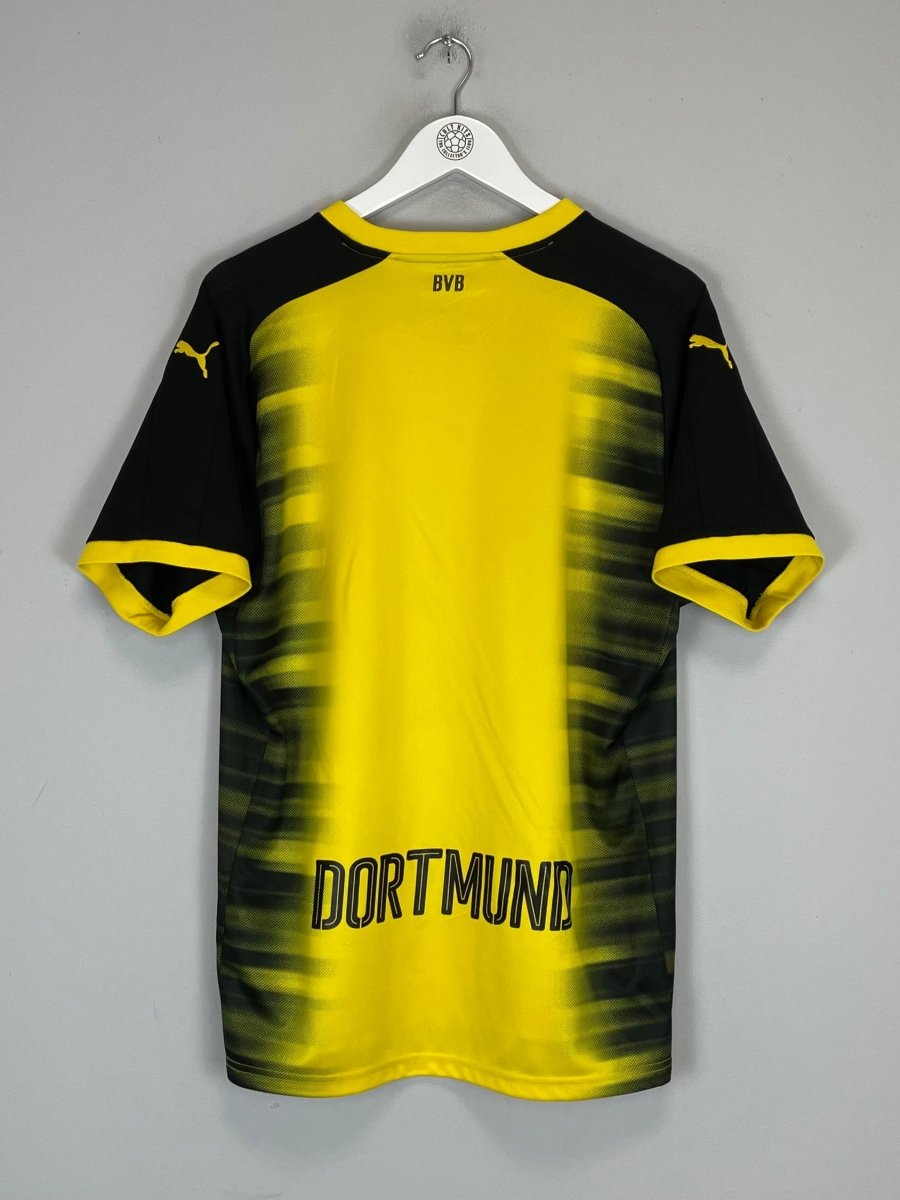 2017/18 DORTMUND EUROPEAN HOME SHIRT (L) PUMA - Cult Kits - Large - Buy Vintage Football Shirts, Authentic Retro Football Shirts For Sale, Classic Football Shirts & Soccer Jersey