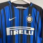 Shop 2017/18 INTER MILAN *BNWT* HOME SHIRT (XL) NIKE, classic football shirts, vintage football shirts & retro soccer jerseys at Cult Kits