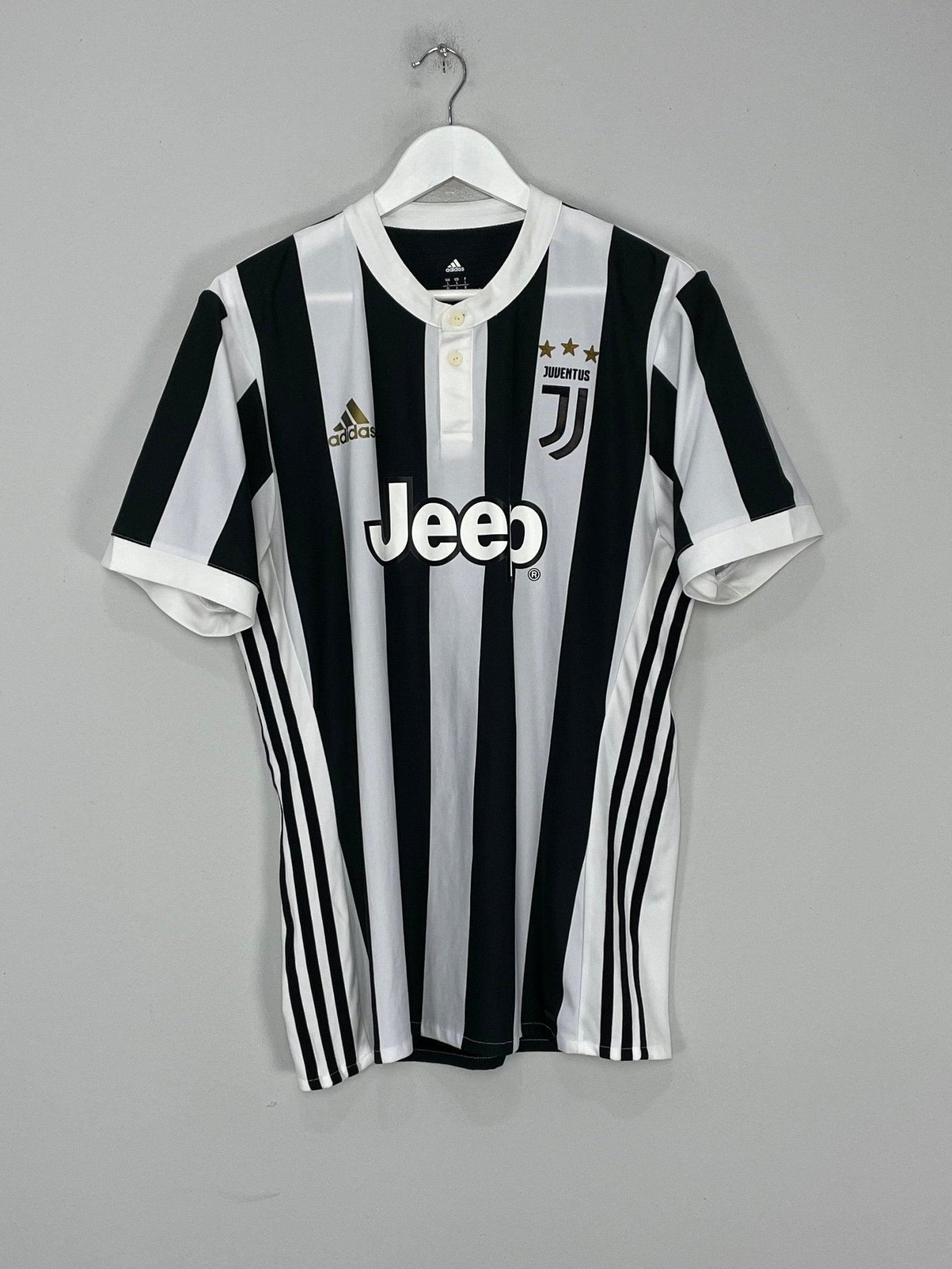 Shop 2017/18 JUVENTUS DYBALA #10 *AUTHENTIC* HOME SHIRT (L) ADIDAS, classic football shirts, vintage football shirts & retro soccer jerseys at Cult Kits