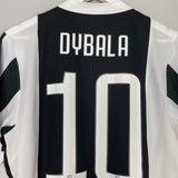 Shop 2017/18 JUVENTUS DYBALA #10 *AUTHENTIC* HOME SHIRT (L) ADIDAS, classic football shirts, vintage football shirts & retro soccer jerseys at Cult Kits