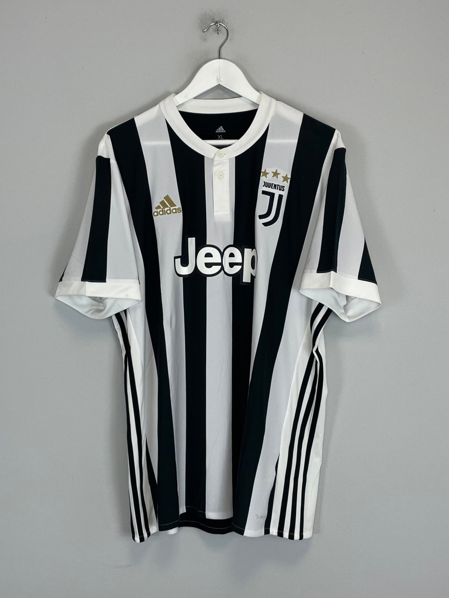 Shop 2017/18 JUVENTUS HOME SHIRT (XL) ADIDAS, classic football shirts, vintage football shirts & retro soccer jerseys at Cult Kits