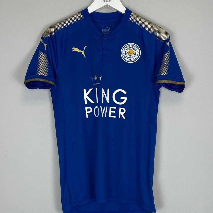 2017/18 LEICESTER CITY HOME SHIRT (S) PUMA - Cult Kits - Small - Buy Vintage Football Shirts, Authentic Retro Football Shirts For Sale, Classic Football Shirts & Soccer Jersey
