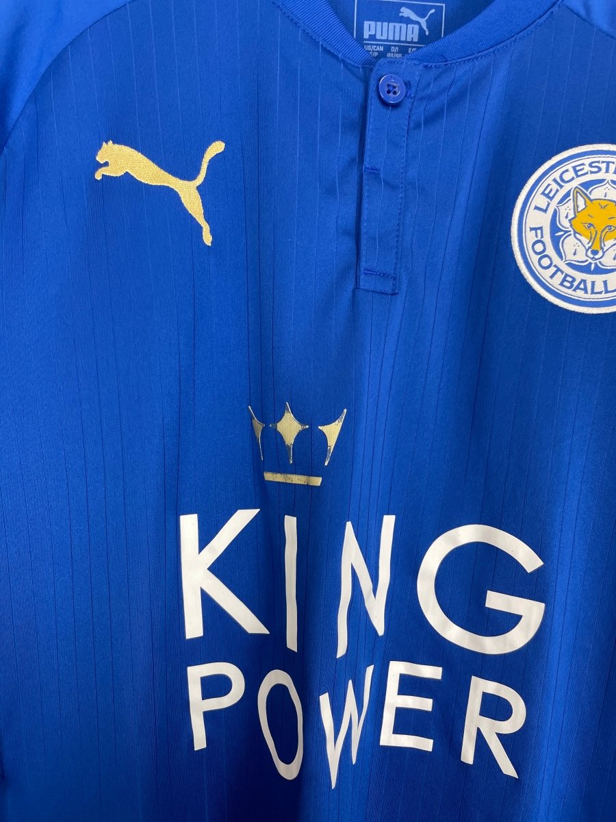 2017/18 LEICESTER CITY HOME SHIRT (S) PUMA - Cult Kits - Small - Buy Vintage Football Shirts, Authentic Retro Football Shirts For Sale, Classic Football Shirts & Soccer Jersey