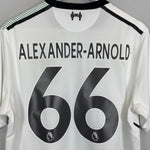 Shop 2017/18 LIVERPOOL ALEXANDER-ARNOLD #66 AWAY SHIRT (M) NEW BALANCE, classic football shirts, vintage football shirts & retro soccer jerseys at Cult Kits