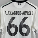 Shop 2017/18 LIVERPOOL ALEXANDER-ARNOLD #66 AWAY SHIRT (M) NEW BALANCE, classic football shirts, vintage football shirts & retro soccer jerseys at Cult Kits