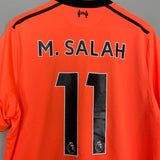 Shop 2017/18 LIVERPOOL M.SALAH #11 *125 YEARS* THIRD SHIRT (L) NEW BALANCE, classic football shirts, vintage football shirts & retro soccer jerseys at Cult Kits