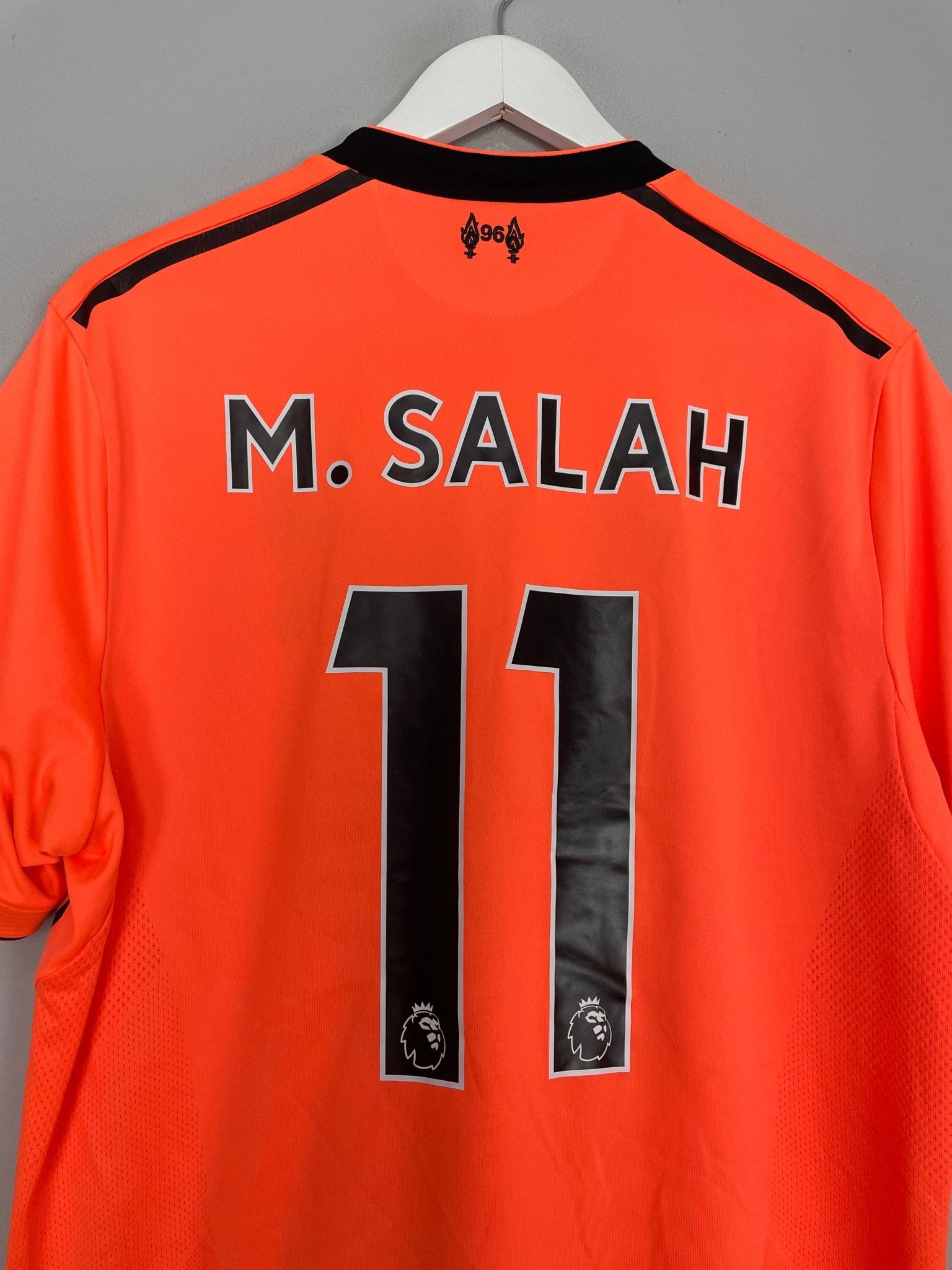 Shop 2017/18 LIVERPOOL M.SALAH #11 *125 YEARS* THIRD SHIRT (L) NEW BALANCE, classic football shirts, vintage football shirts & retro soccer jerseys at Cult Kits