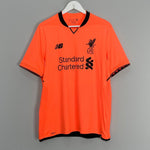 Shop 2017/18 LIVERPOOL M.SALAH #11 *125 YEARS* THIRD SHIRT (L) NEW BALANCE, classic football shirts, vintage football shirts & retro soccer jerseys at Cult Kits