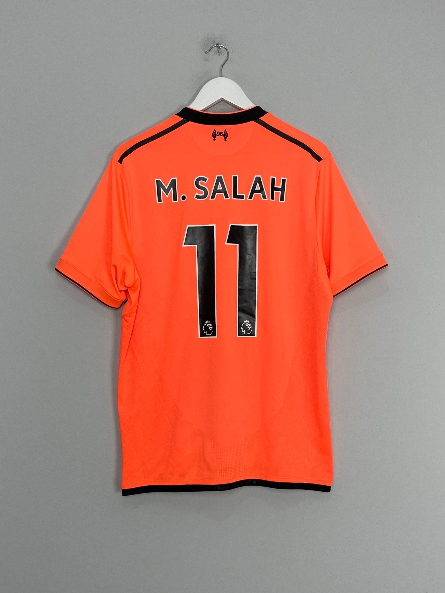 Shop 2017/18 LIVERPOOL M.SALAH #11 *125 YEARS* THIRD SHIRT (L) NEW BALANCE, classic football shirts, vintage football shirts & retro soccer jerseys at Cult Kits